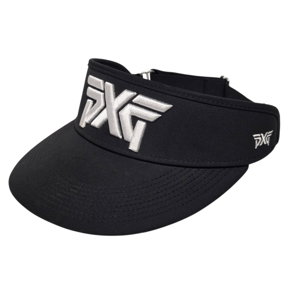 PXG Golf Visor Mens Black New Era Adjustable Embroidered Hat Cap Logo